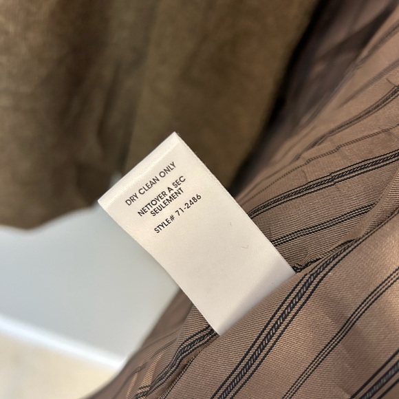 Nanette Lepore Brown Long Sleeve Dress XS NWT Virgin Wool Blend - Picture 7 of 8